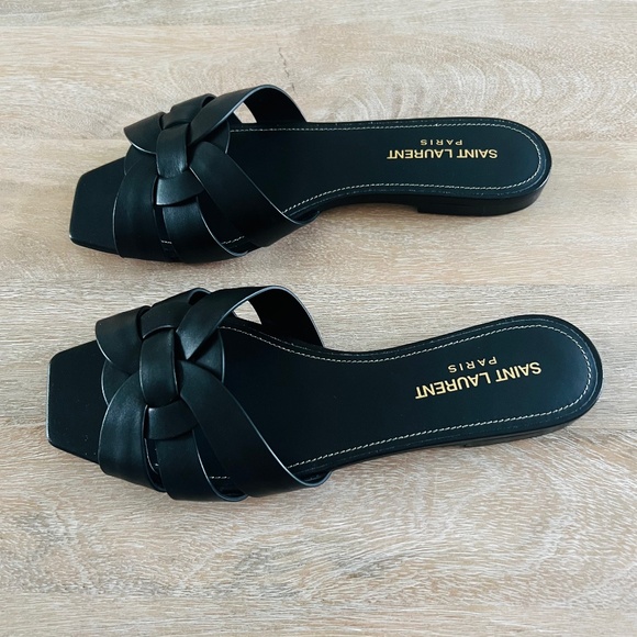 YSL Tribute Nu Pieds Slide Sandal - Picture 8 of 13